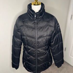 Nautica Women's Black Puffer Jacket